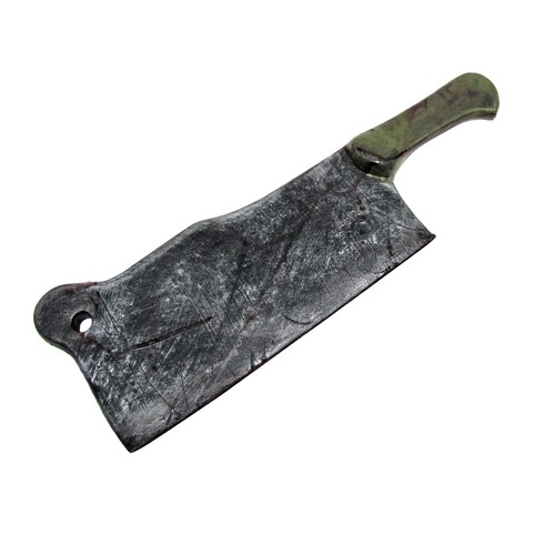 Fake bloody cleaver - fake,