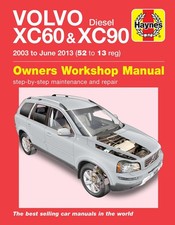 Volvo XC60 & XC90 Diesel (2003-2013) Haynes Repair Manual