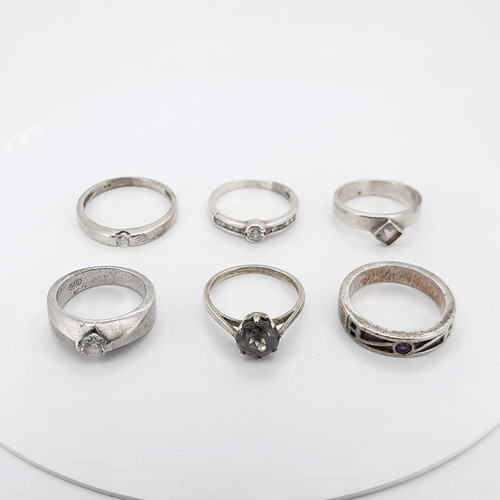 Sterling silver rings - sterling, lot