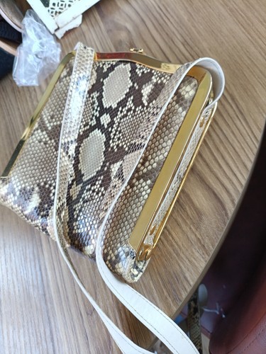 Ubrique real snakeskin handbag - real,