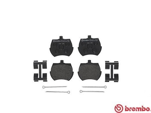 Front brake pad set fits - brake,
