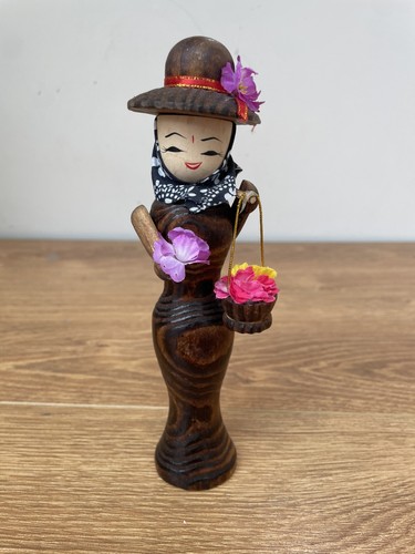 Kokeshi style doll collectible - doll,