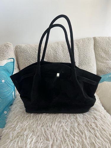Faux suede black - suede,