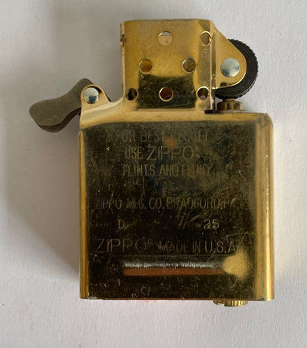 Zippo brass petrol - (new),