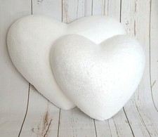Polystyrene Half Hearts 28 cm - 38 cm wreath Christmas florist craft Valentine