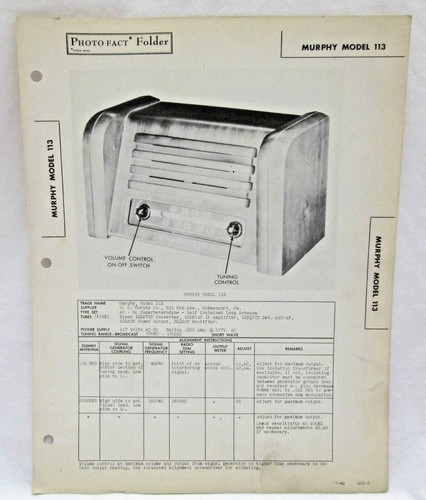 Vintage sams photofact folder - sams,