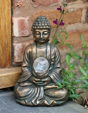Garden Ornament Solar Buddha