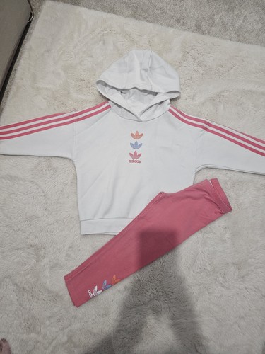 Girls adidas tracksuit - tracksuit, age