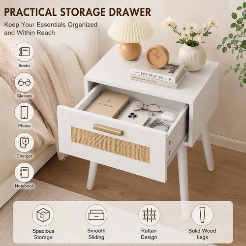 Heyzoey rattan bedside table - heyzoey,