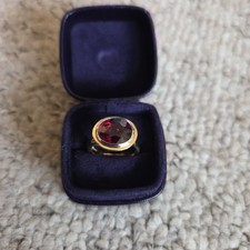 Rubellite Ring 5.15ct 13x11mm  Rubellite, 18cty Gold hand made