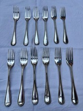 Starter Forks, Silver Plated, Bead Design x 12
