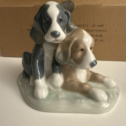 Vintage nao lladro dogs - vintage, 2