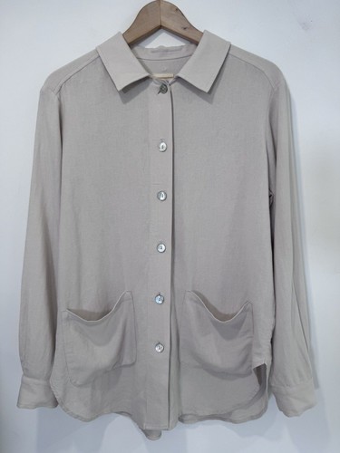 Poetry longline shirt jacket - longline,