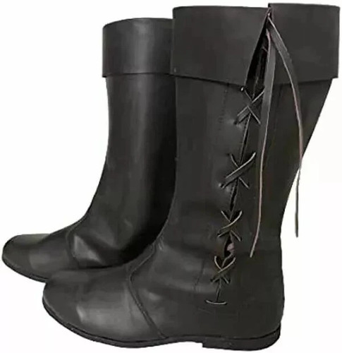 Medieval leather boots - medieval, |