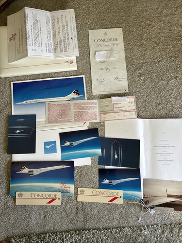 Concord flight memorabilia - flight,