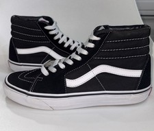 Vans Unisex Sk8 Hi 721356 Black Skater Shoes Sneakers Size 6.5