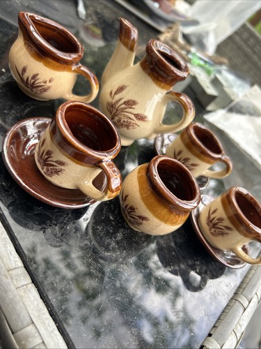 Vintage miniature tea set - vintage,