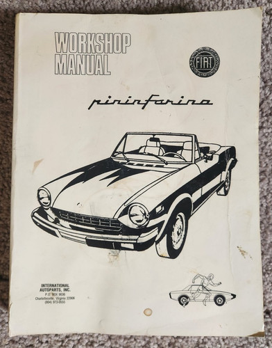 Fiat 124 spider pinin workshop - fiat, spider-pinin
