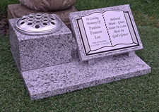 Personalised Memorial Stone Gravestone Granite Cemetery Headstone Grave Plaque