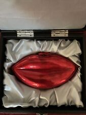 Butler And Wilson Red Lips Enamel Clutch Bag