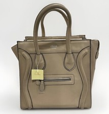 Celine Nano Luggage Bag Tan
