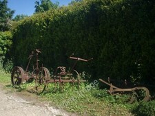 Photo 6x4 Redundant, horse-drawn agricultural equipment Newdigate Rusty b c2010