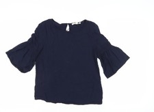 Esprit Women's Blue 3/4 Sleeve Blouse Size 6