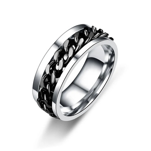 Titanium steel rotatable - rotatable, chain