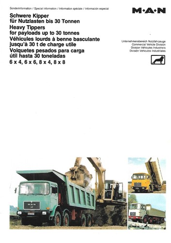 Truck brochure man heavy - brochure,