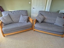 Ercol Bergere Solid Teak Sofa
