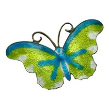 Vintage Blue Green Enamel