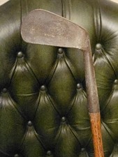 H. L CURTIS BOURNEMOUTH SPADE MASHIE HICKORY SHAFT SIGNED SHAFT FORGED VTG??