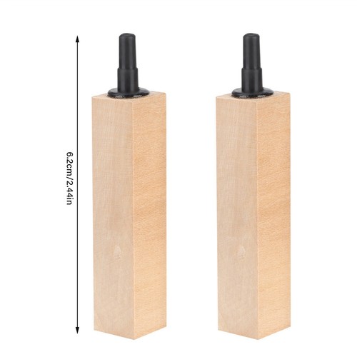 2pcs set natural wooden - natural,