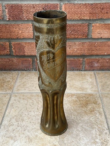 Ww1 trench art - trench, brass