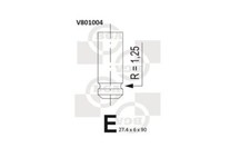 Exhaust Valve for MG TF 1.8