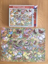 Butterflies A Jigsaw By David Buckle 750 Pieces. Padblocks Complete