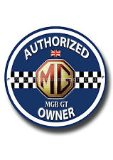 MGB GT AUTHORIZED OWNER METAL