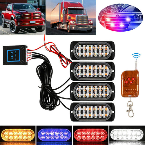 12led car truck emergency - 4x,