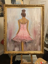 Grace In Pink Original Oil