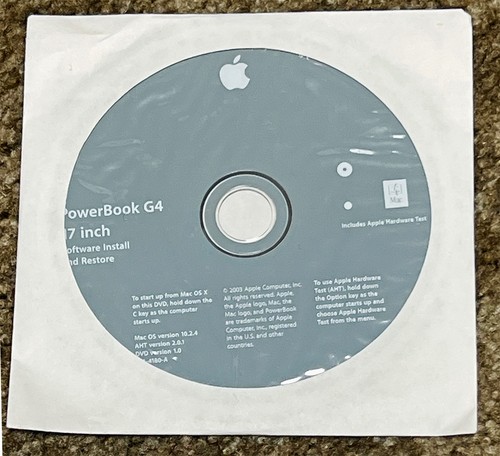 Vintage 2003 apple power book - apple,