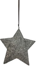 Large 3D Metal Star Hanging