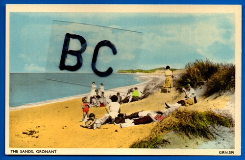 Postcard the sands gronant - postcard,