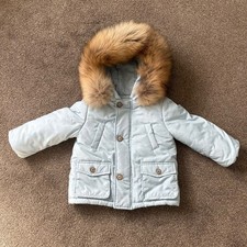 Bimbalo Boys Designer Fur Trim Coat 2 Years