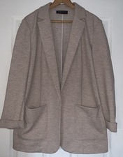 LADIES M&S OATMEAL RELAXED FIT