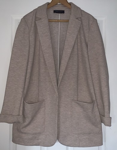 Ladies oatmeal relaxed fit - m&s,