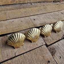 4 Vintage Brass Coloured