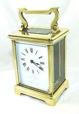 Antique Brass & Bevelled Glass Carriage Clock JAYS 142 & 144 OXFORD ST. W  (46)
