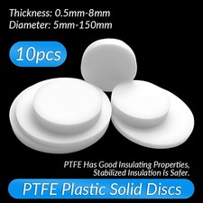 10x ptfe plastic solid - ptfe,