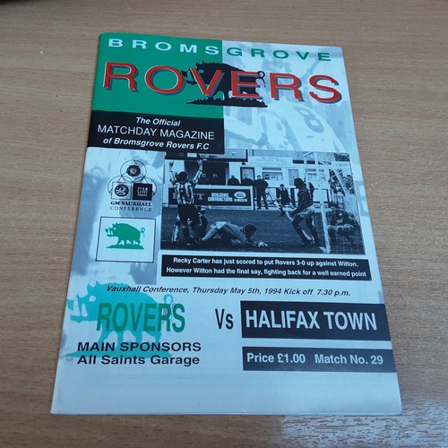 Bromsgrove rovers halifax - bromsgrove,