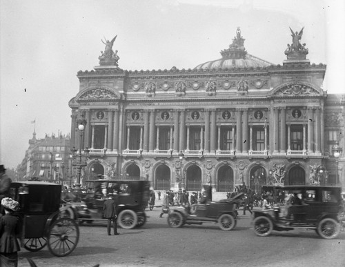 Stereo glass negative - glass, paris